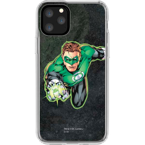 DC Comics Green Lantern Portrait Art by Jim Lee iPhone 11 Pro Clear Case