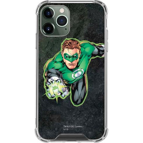 DC Comics Green Lantern Portrait Art by Jim Lee iPhone 11 Pro Max Clear Case