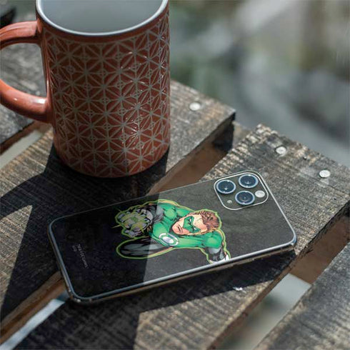DC Comics Green Lantern Portrait Art by Jim Lee iPhone 11 Pro Skin