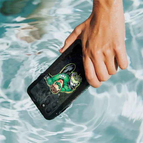 DC Comics Green Lantern Portrait Art by Jim Lee iPhone 11 Pro Waterproof Case