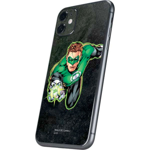 DC Comics Green Lantern Portrait Art by Jim Lee iPhone 11 Skin