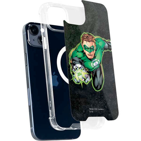 DC Comics Green Lantern Portrait Art by Jim Lee iPhone 15 Plus MagSafe Case