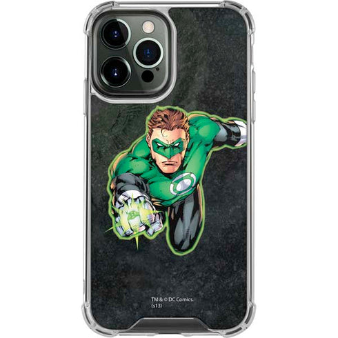 DC Comics Green Lantern Portrait Art by Jim Lee iPhone 14 Pro Max Clear Case
