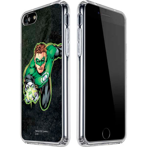 DC Comics Green Lantern Portrait Art by Jim Lee iPhone SE (2nd & 3rd Gen) Clear Case