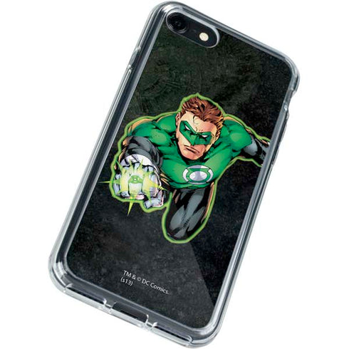 DC Comics Green Lantern Portrait Art by Jim Lee iPhone SE (2nd & 3rd Gen) Clear Case