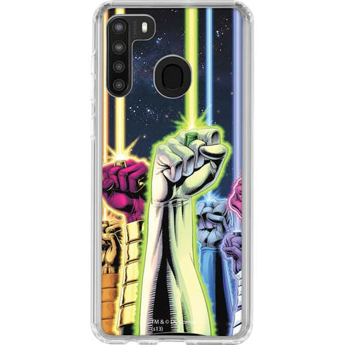 DC Comics Green Lantern Blackest Night: Tales of the Corps 1 Cover Galaxy A21 Clear Case