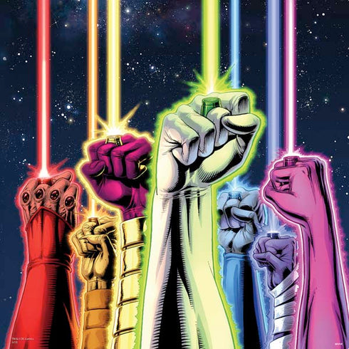 DC Comics Green Lantern Blackest Night: Tales of the Corps 1 Cover PS4 Console and Controller Bundle Skin