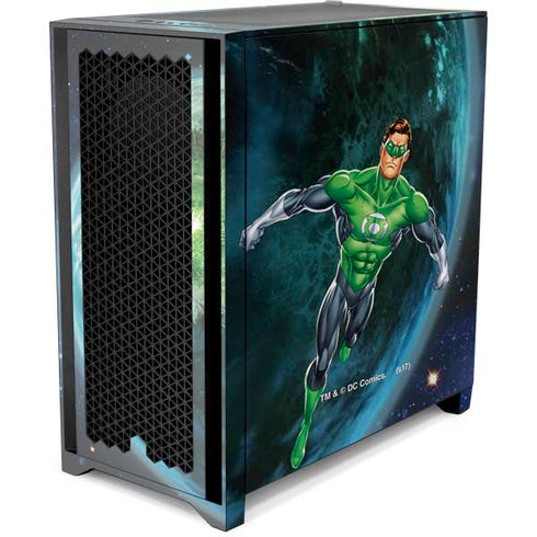 DC Comics Green Lantern Action Pose in Space Corsair 4000D Tempered Glass Mid-Tower ATX Case Skin
