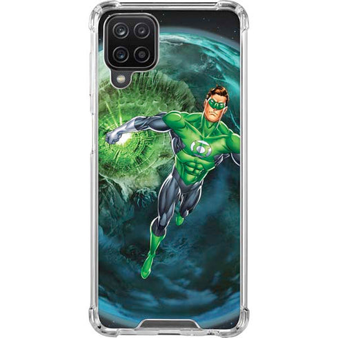 DC Comics Green Lantern Action Pose in Space Galaxy A12 Clear Case
