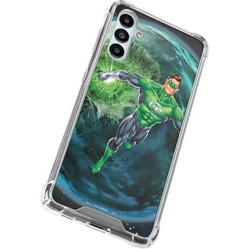 DC Comics Green Lantern Action Pose in Space Galaxy A14 5G Clear Case
