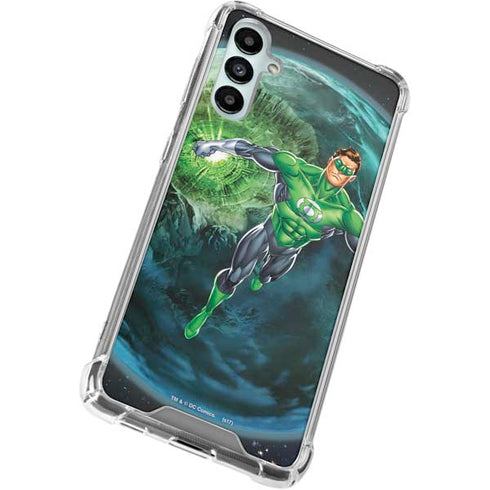 DC Comics Green Lantern Action Pose in Space Galaxy A15 5G Clear Case