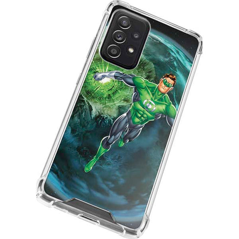 DC Comics Green Lantern Action Pose in Space Galaxy A52 5G Clear Case