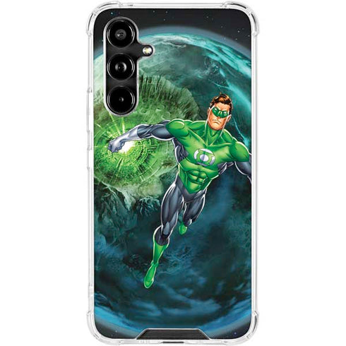 DC Comics Green Lantern Action Pose in Space Galaxy A54 5G Clear Case