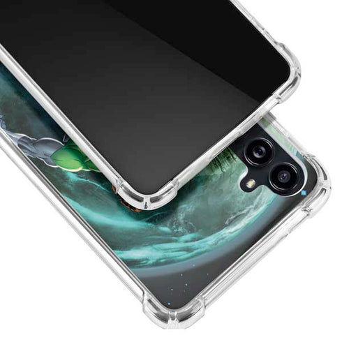 DC Comics Green Lantern Action Pose in Space Galaxy A54 5G Clear Case