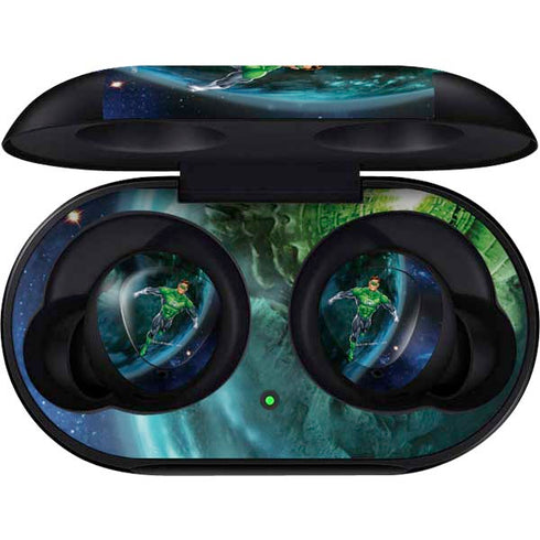DC Comics Green Lantern Action Pose in Space Galaxy Buds Skin