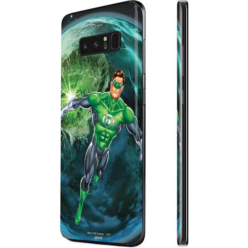 DC Comics Green Lantern Action Pose in Space Galaxy Note 8 Skin