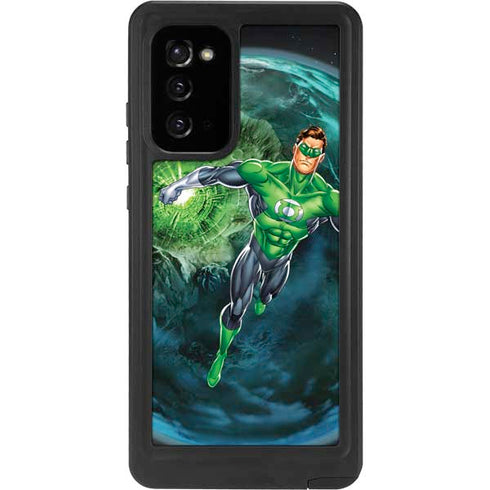 DC Comics Green Lantern Action Pose in Space Galaxy Note20 5G Waterproof Case