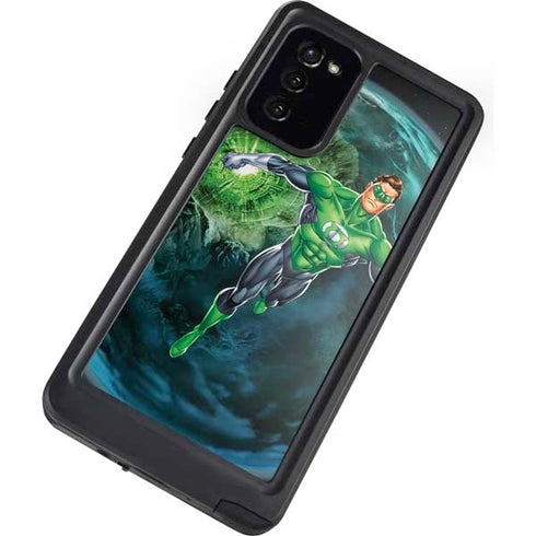 DC Comics Green Lantern Action Pose in Space Galaxy Note20 5G Waterproof Case