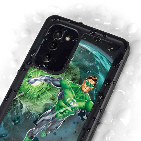 DC Comics Green Lantern Action Pose in Space Galaxy Note20 5G Waterproof Case