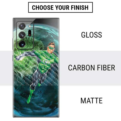 DC Comics Green Lantern Action Pose in Space Galaxy Note20 Ultra 5G Skin