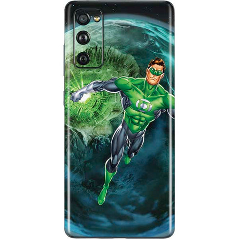 DC Comics Green Lantern Action Pose in Space Galaxy S20 Fan Edition Skin