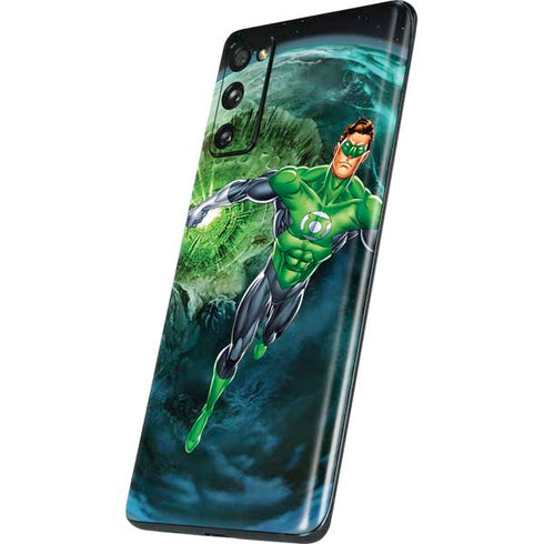 DC Comics Green Lantern Action Pose in Space Galaxy S20 Fan Edition Skin