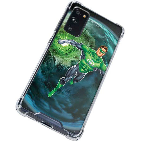 DC Comics Green Lantern Action Pose in Space Galaxy S20 FE Clear Case