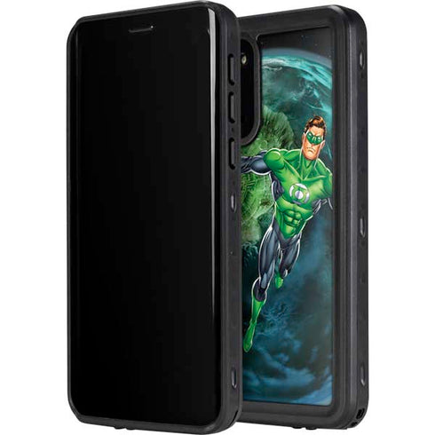 DC Comics Green Lantern Action Pose in Space Galaxy S20 Plus Waterproof Case