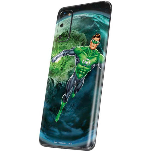 DC Comics Green Lantern Action Pose in Space Galaxy S20 Skin