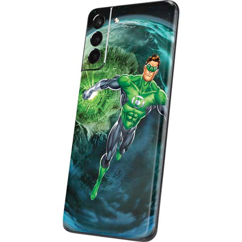 DC Comics Green Lantern Action Pose in Space Galaxy S21 5G Skin