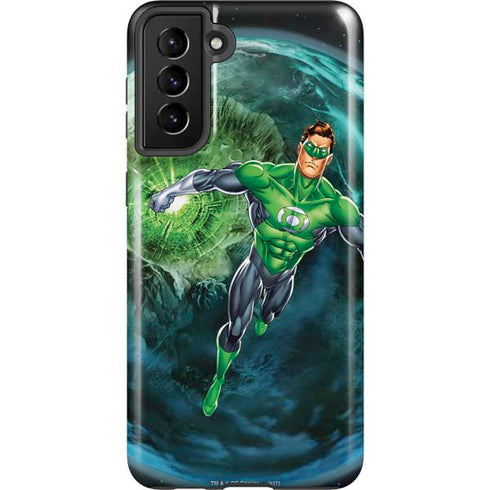 DC Comics Green Lantern Action Pose in Space Galaxy S21 Plus 5G Pro Case