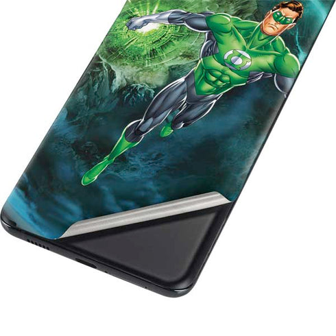 DC Comics Green Lantern Action Pose in Space Galaxy S21 Plus 5G Skin