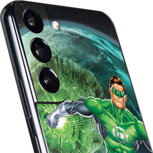 DC Comics Green Lantern Action Pose in Space Galaxy S22 Plus Skin