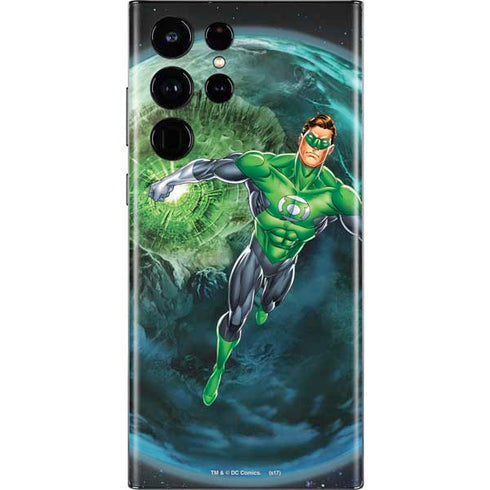 DC Comics Green Lantern Action Pose in Space Galaxy S22 Ultra Skin
