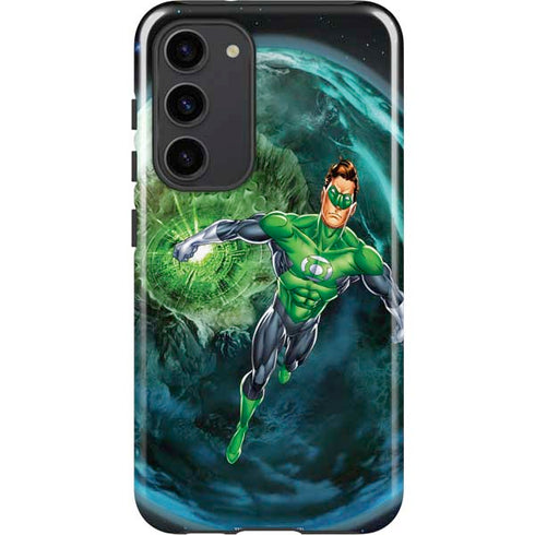 DC Comics Green Lantern Action Pose in Space Galaxy S23 Plus Pro Case