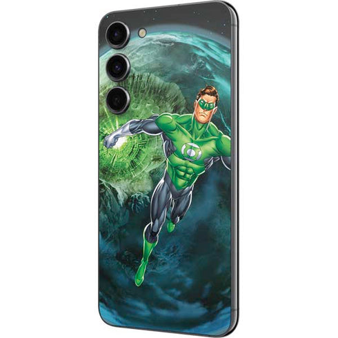 DC Comics Green Lantern Action Pose in Space Galaxy S23 Plus Skin