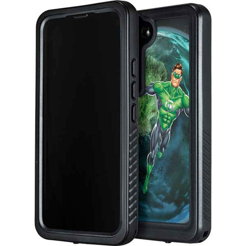 DC Comics Green Lantern Action Pose in Space Galaxy S23 Plus Waterproof Case