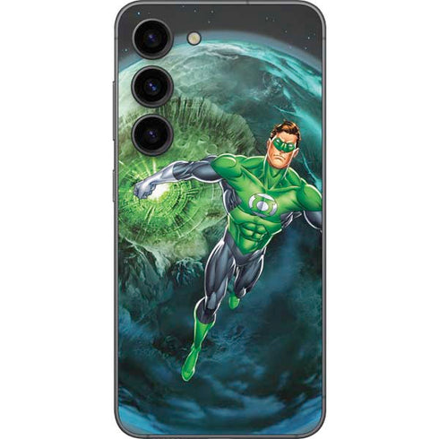 DC Comics Green Lantern Action Pose in Space Galaxy S23 Skin