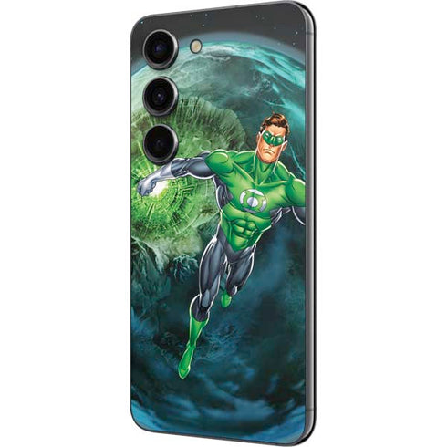DC Comics Green Lantern Action Pose in Space Galaxy S23 Skin