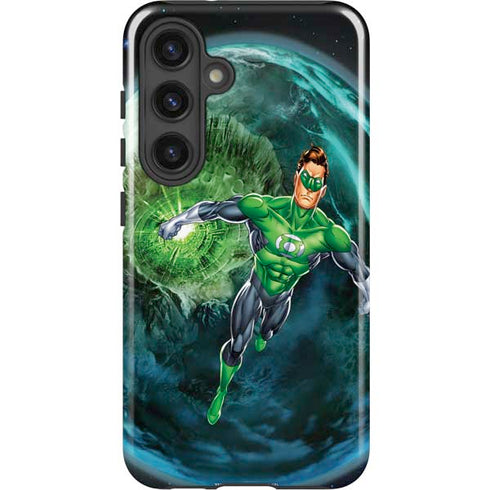 DC Comics Green Lantern Action Pose in Space Galaxy S24 Plus Impact Case