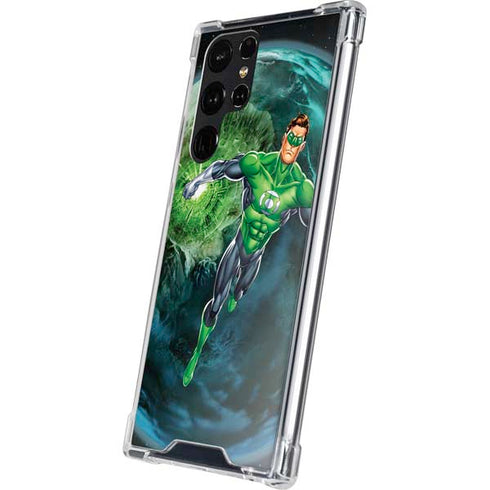 DC Comics Green Lantern Action Pose in Space Galaxy S24 Ultra Clear Case