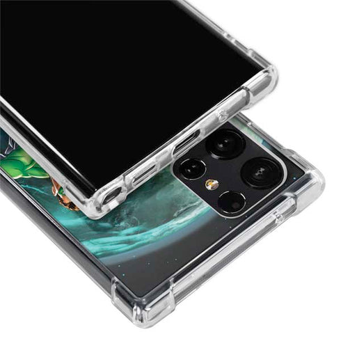 DC Comics Green Lantern Action Pose in Space Galaxy S24 Ultra Clear Case