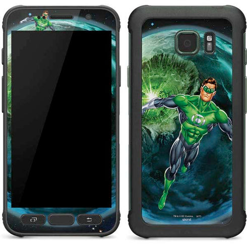 DC Comics Green Lantern Action Pose in Space Galaxy S7 Active Skin