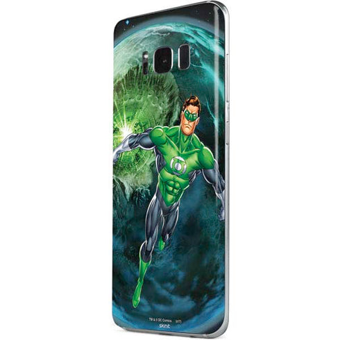 DC Comics Green Lantern Action Pose in Space Galaxy S8 Skin