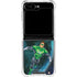 DC Comics Green Lantern Action Pose in Space Galaxy Z Flip5 5G Clear Case