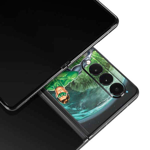 DC Comics Green Lantern Action Pose in Space Galaxy Z Fold3 5G Skin