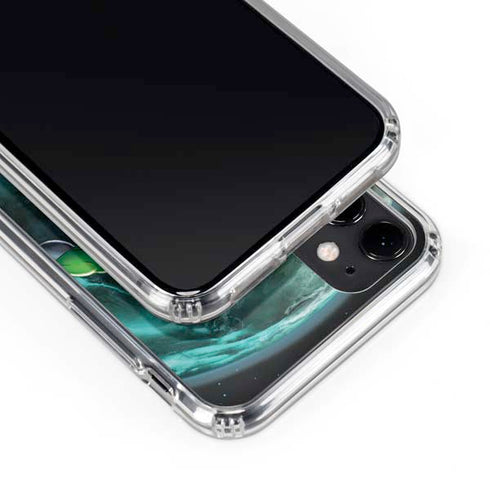 DC Comics Green Lantern Action Pose in Space iPhone 11 Clear Case