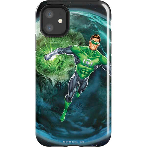 DC Comics Green Lantern Action Pose in Space iPhone 11 Impact Case