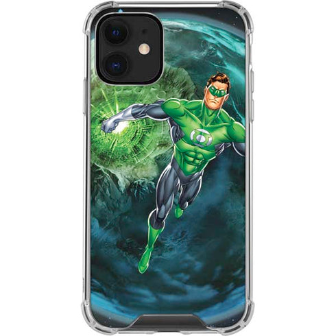 DC Comics Green Lantern Action Pose in Space iPhone 12 Clear Case