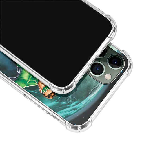 DC Comics Green Lantern Action Pose in Space iPhone 12 Pro Clear Case